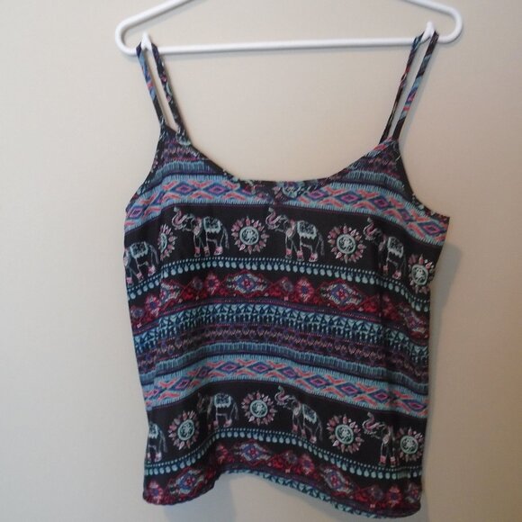HOLLISTER SIZE LARGE WOMENS SLEEVELESS TOP WITH ADJUSTABLE SHOULDER STRAPS - Picture 1 of 2